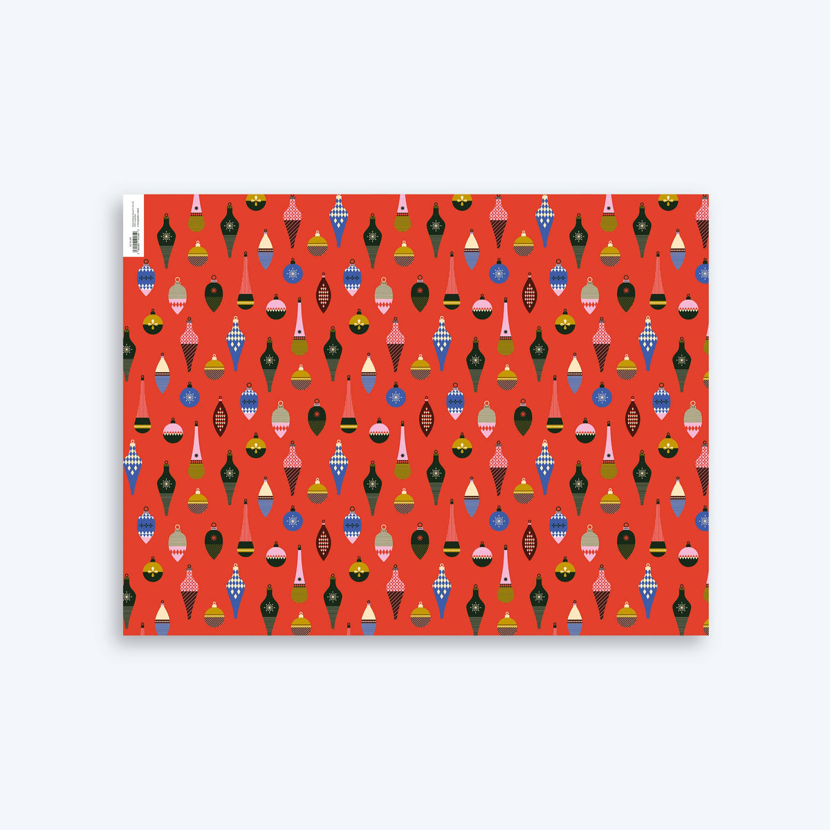 Double-Sided Vintage Baubles 01 — Christmas Wrapping Paper