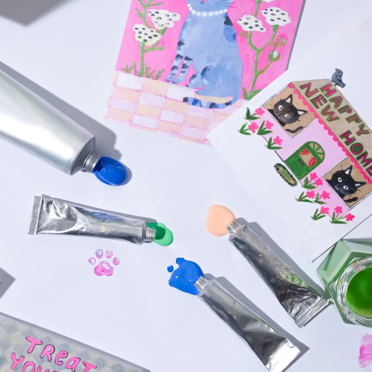Yeehaw Card | Cowboy Card | Cat Card | Congratulations Card