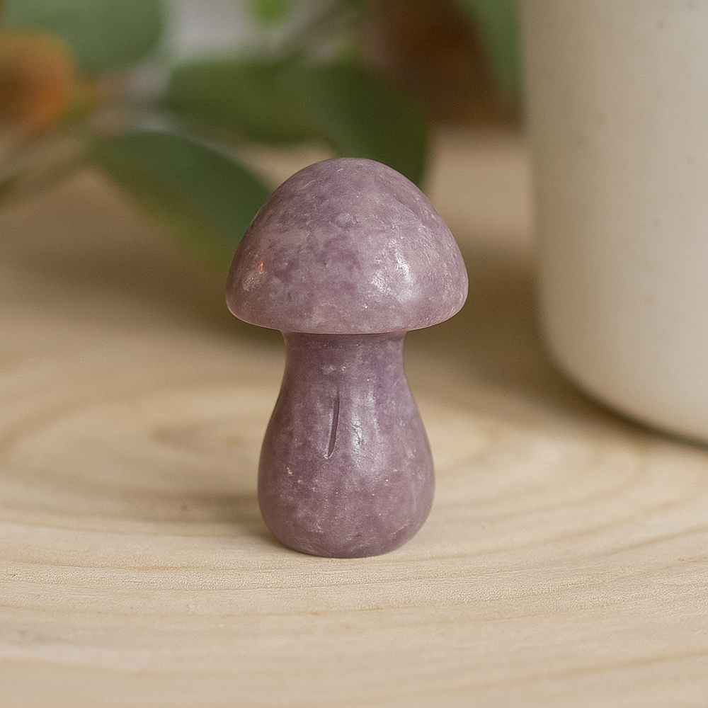 Crystal Mushroom, 3.5cm: Yellow Aventurine