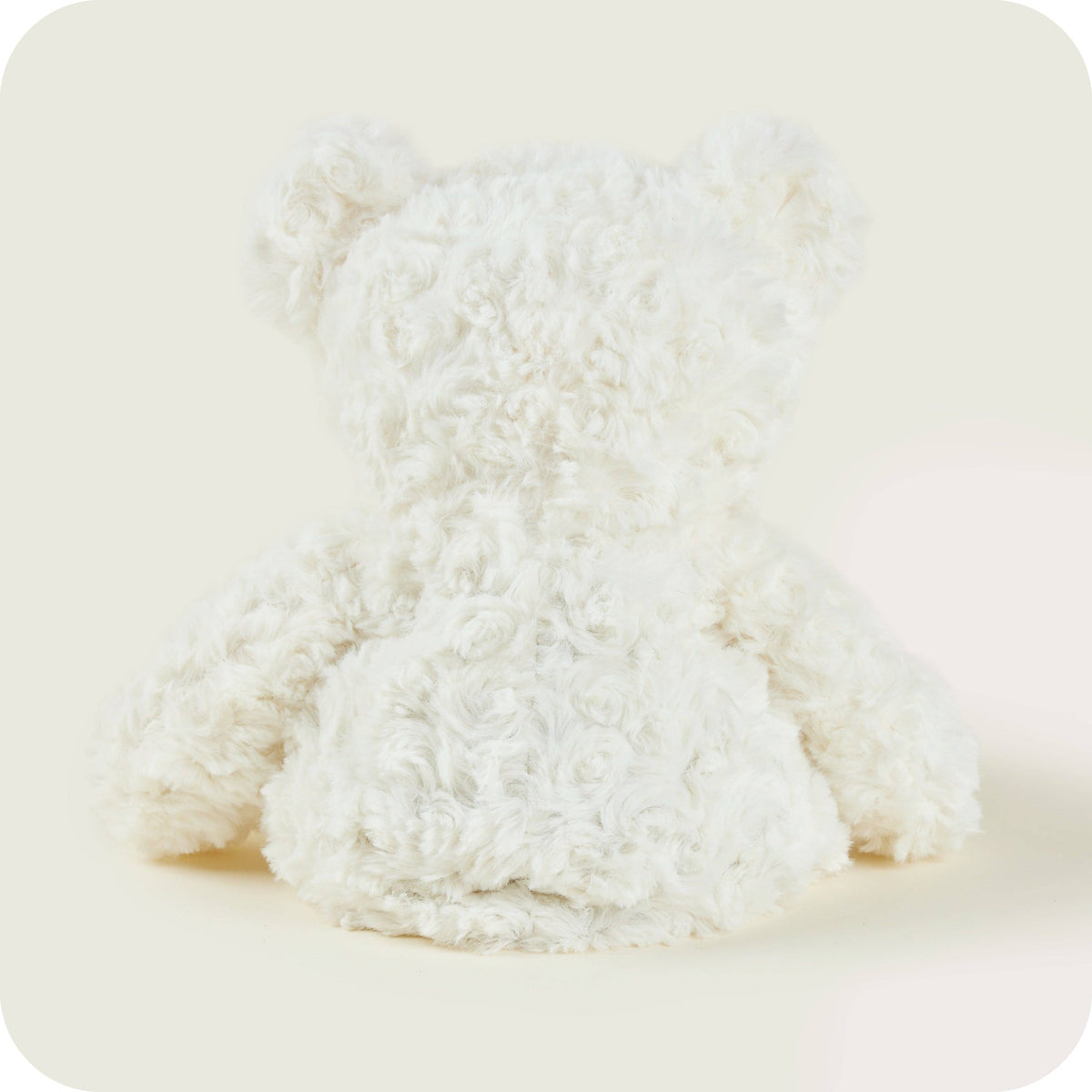 Warmies Cream Curly Bear