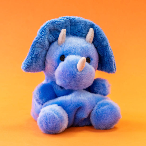 Palm Pal Tank Triceratops 5 Inch Plush Toy
