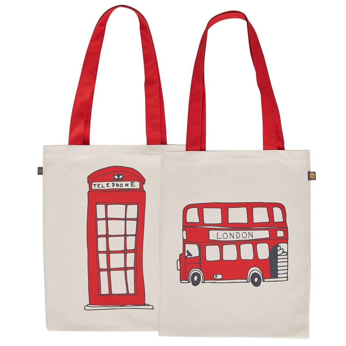 Telephone & Bus Canvas Bag