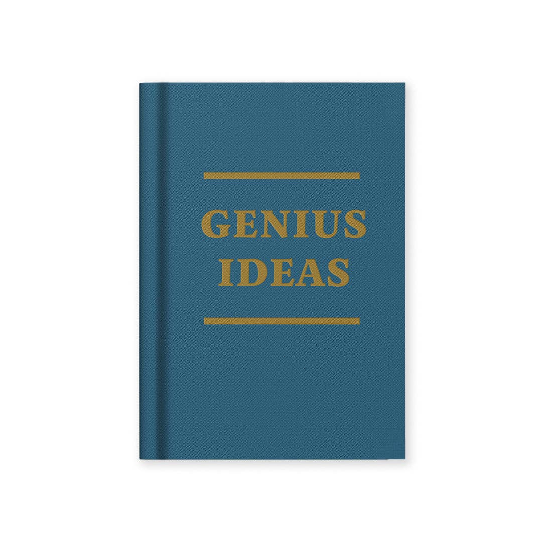 Genius Ideas Fabric Hardback Notebook (A7) (13274)