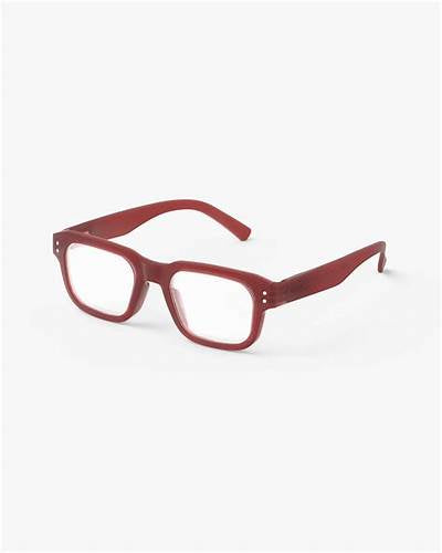 IZIPIZI Quote Reading - Carmine Red +1 Diopter