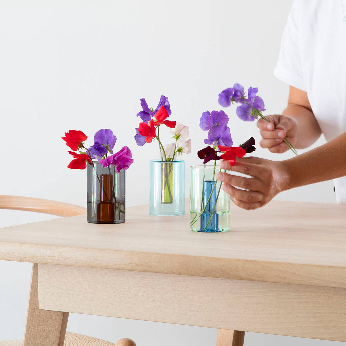 Reversible Glass Vase - Small