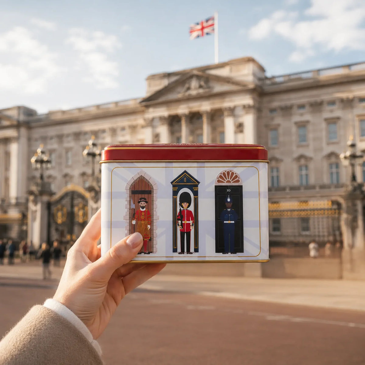 Best of British Guards of London Tea Tin