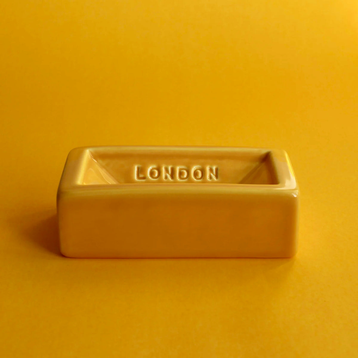 London Brick Soap Dish (Yellow)