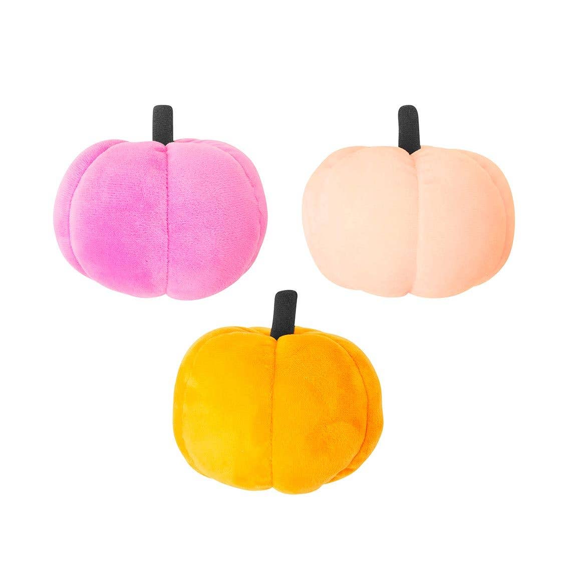 Halloween Velvet Pumpkin Decorations - Mixed Colours