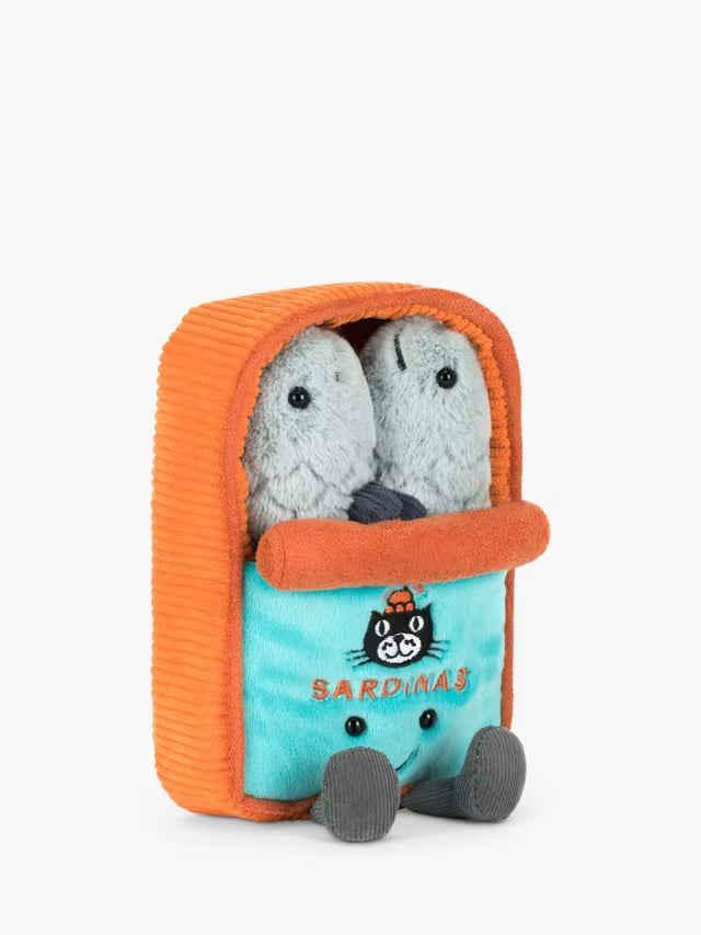 Jellycat Amuseables Sardine Tin Soft Toy (15cm)