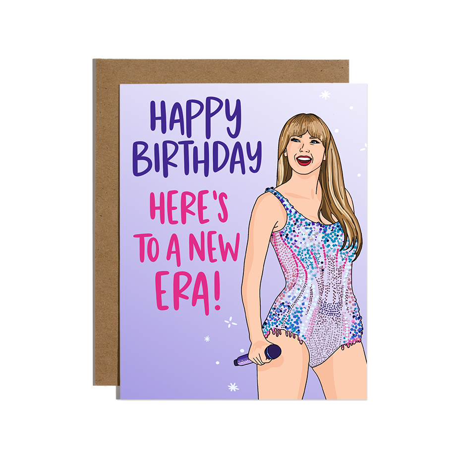 Tay Eras Birthday Greeting Card