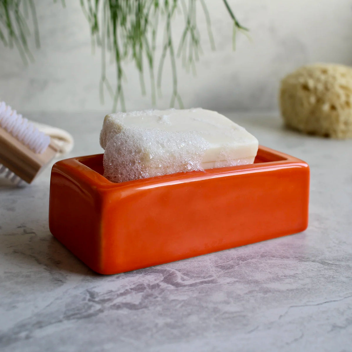 London Brick Soap Dish (Orange)