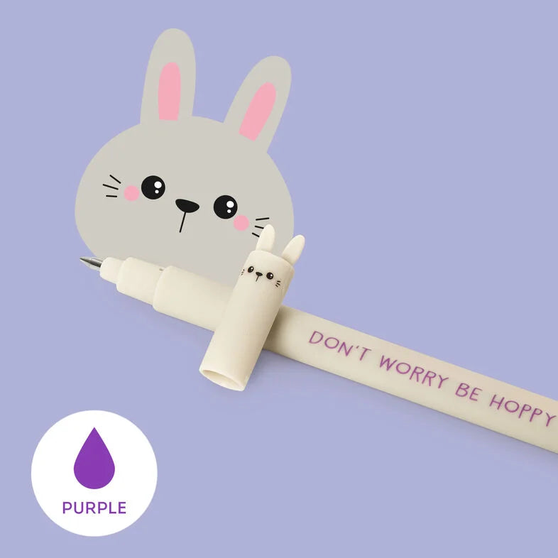 Don't Worry Be Hoppy Bunny Erasable Pen