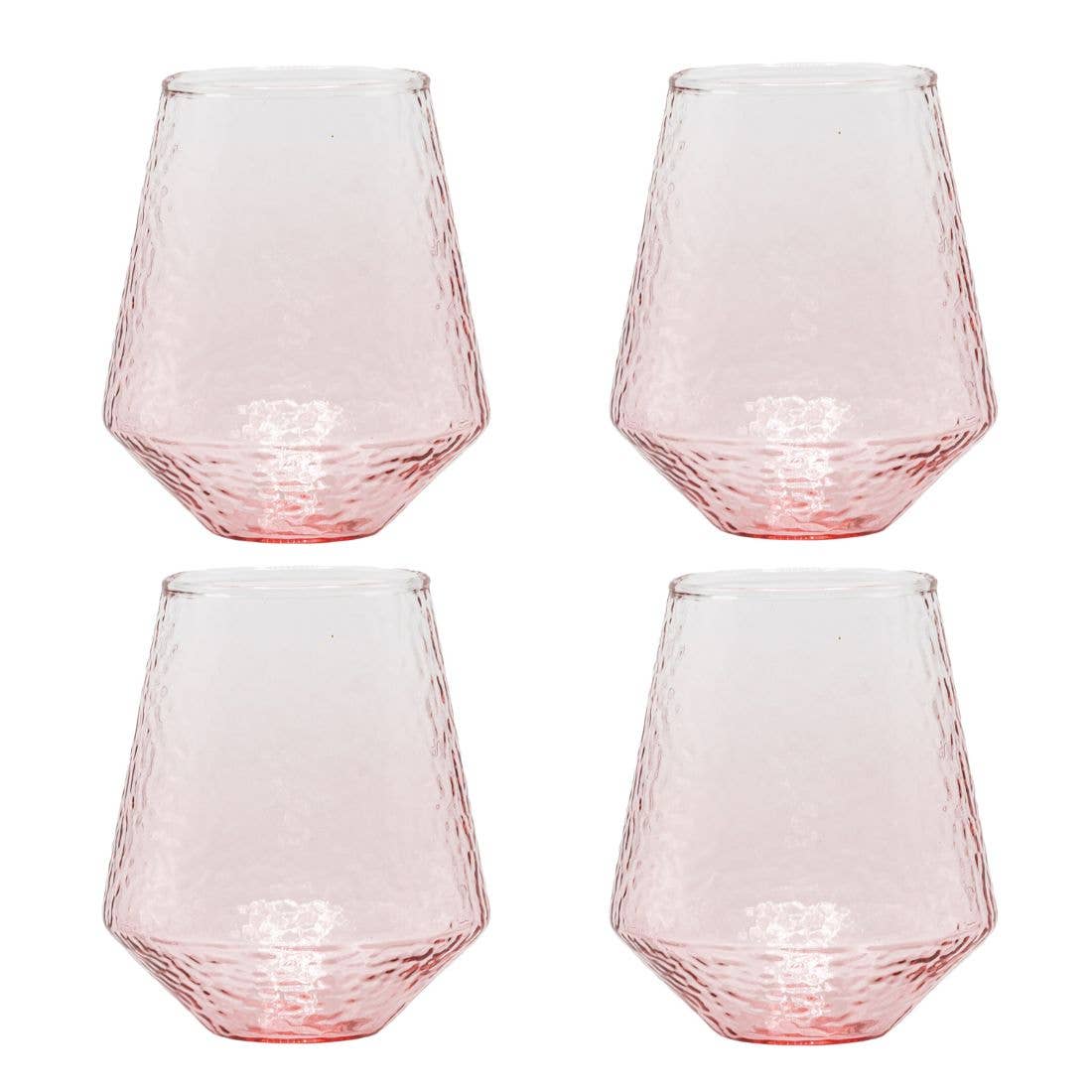 Water Glass Claude | Wine Glass | 400ML |  pink: Glass