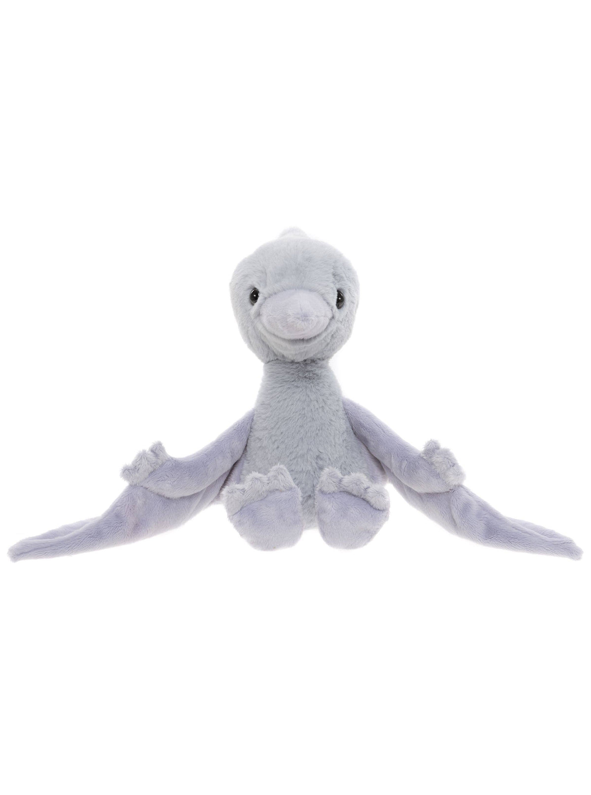 Wings Pterodactyl Cloudy Grey Soft Plush Toy Teddy Bear
