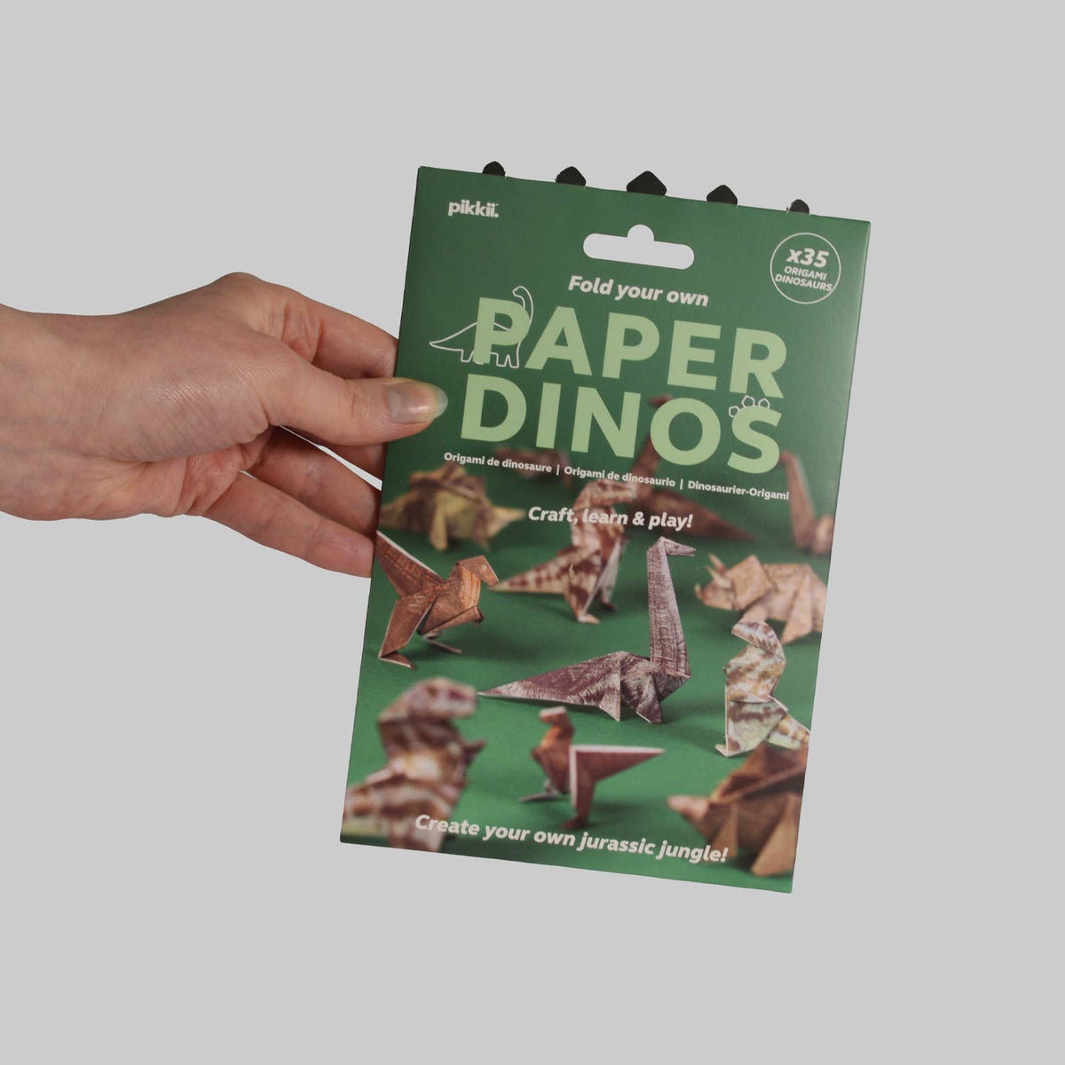 Paper Dinos | Perfect for Dino Enthusiasts | Cute DIY Kit