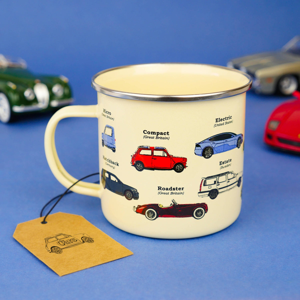 Car Ecologie Enamel Mug