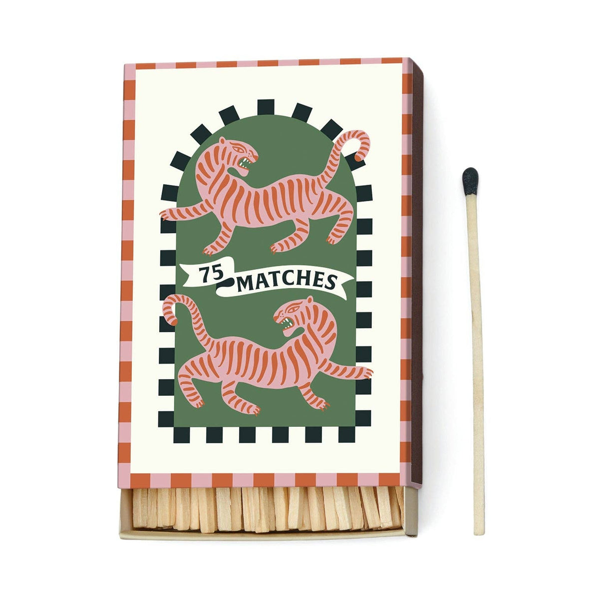 Paddywax A Dopo Boxed Matches &quot;Tiger&quot; - 75 matches