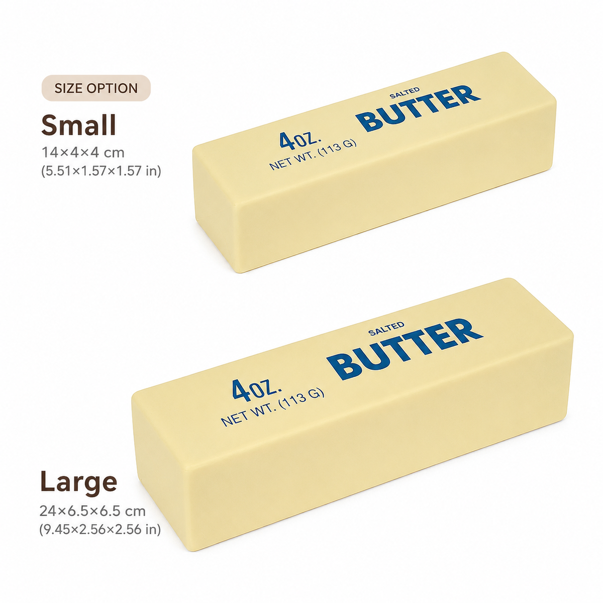 Butter Stick Squishy Toy | Slow Rising Stress Relief Squeeze: L