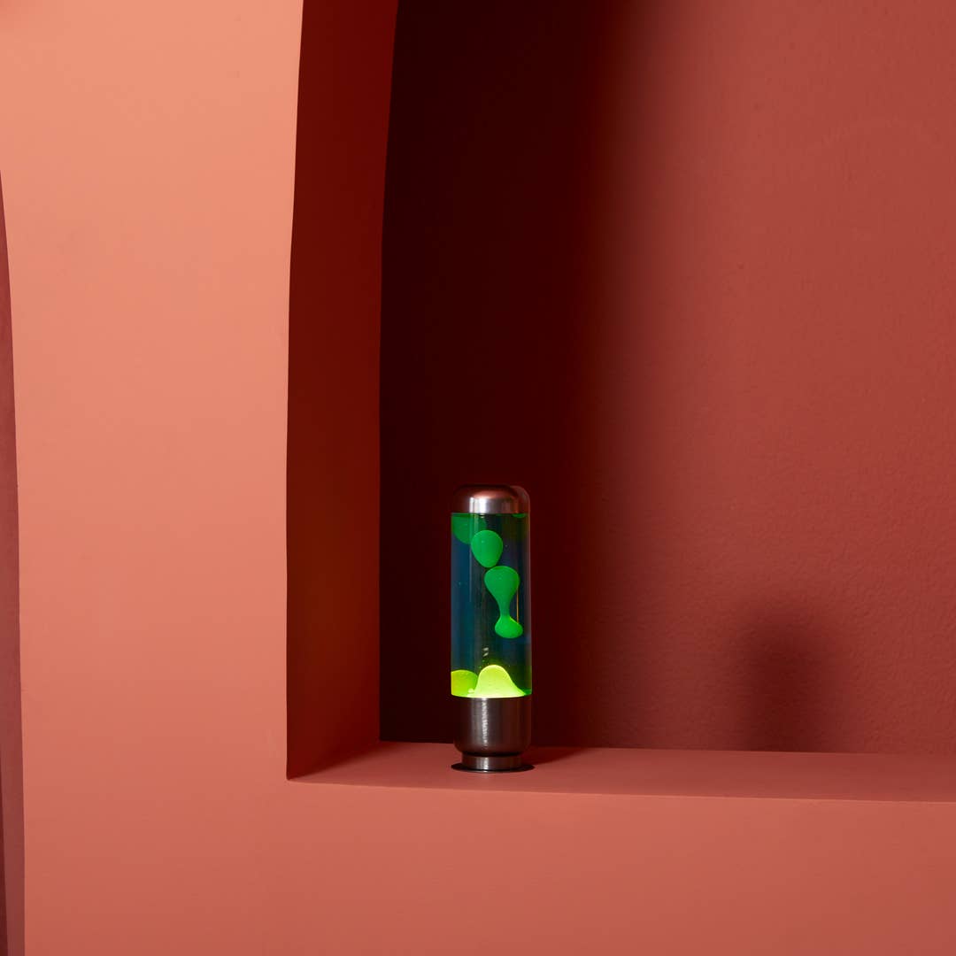 Balvi x Lúcid Lava Lamp | Capsule Blue & Lime Lava Lamp