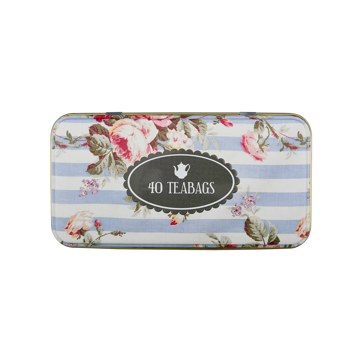 Vintage Floral 40 Teabag Tin - Earl Grey