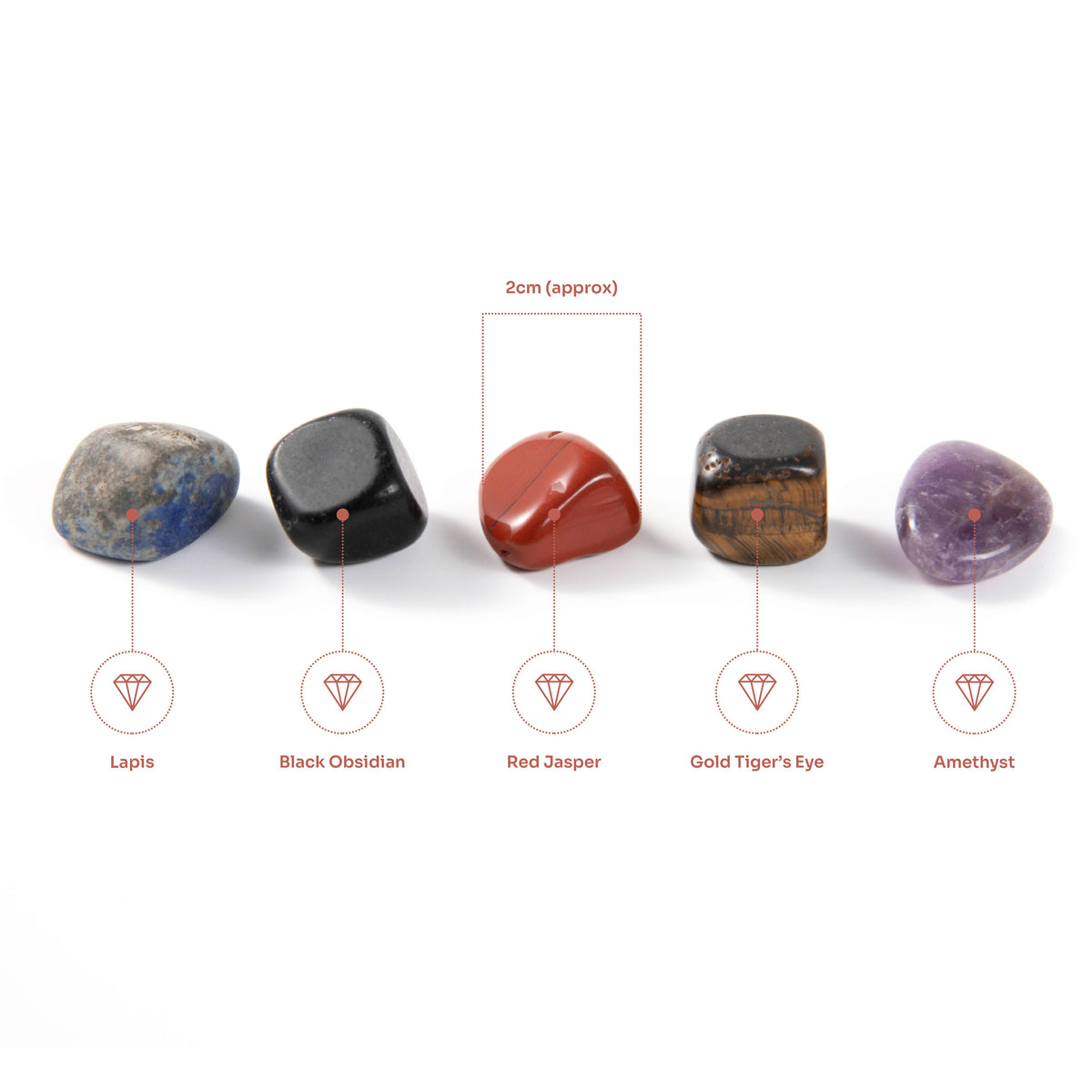 Myga Wellbeing Crystal Collection - Single Units: Relaxation