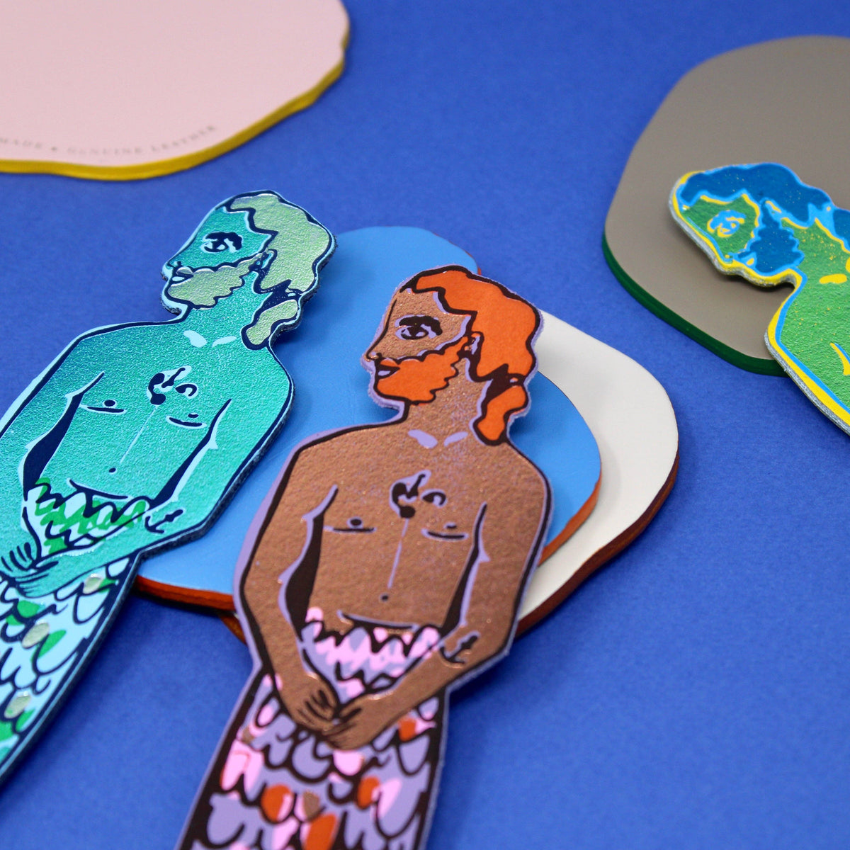 Mer-Man Bookmark: Lilac