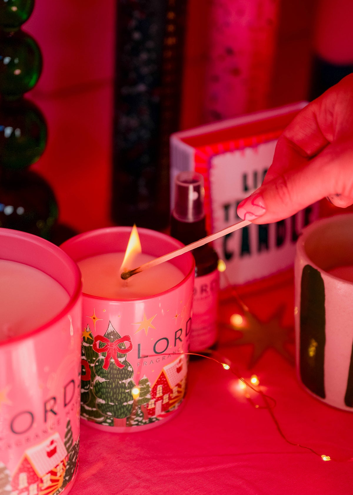 Abernethy Forest, Winter Candle, Christmas Candle