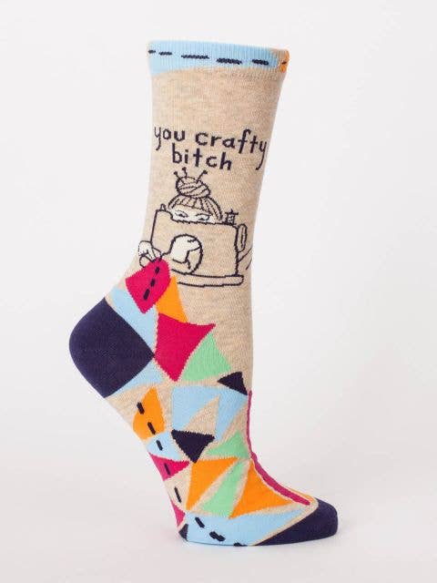 You Crafty Bitch Women's Socks