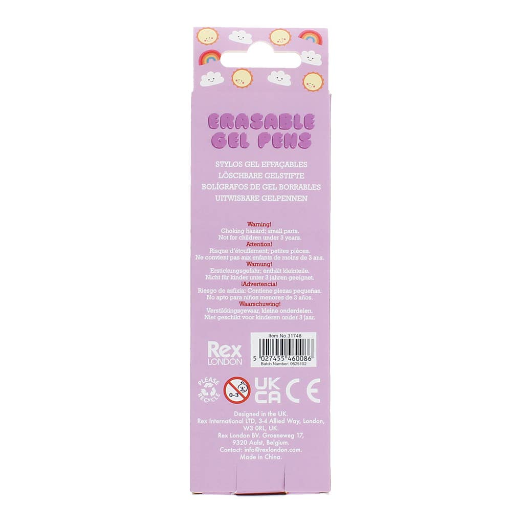 Adorable Animal erasable gel pens (set of 4) - Medley