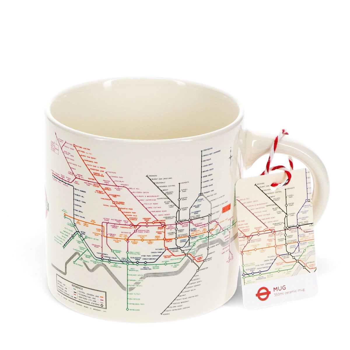 Ceramic Mug - TFL Heritage Tube Map