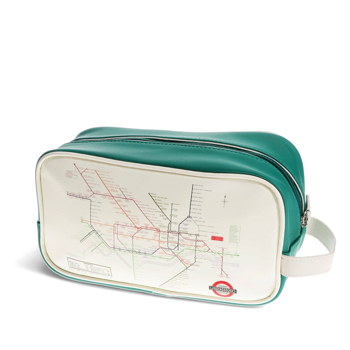 Wash Bag - TFL Heritage Tube Map
