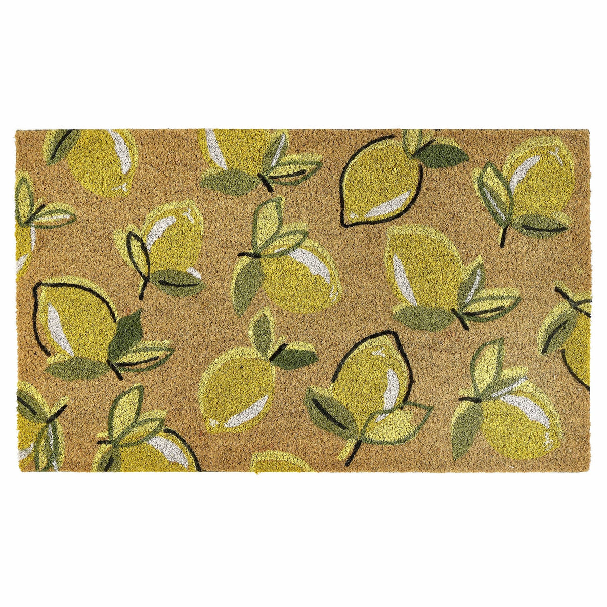 My Mat Printed Coir Lemons Doormat: 45x75