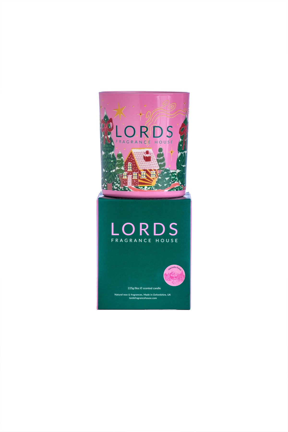 Abernethy Forest, Winter Candle, Christmas Candle