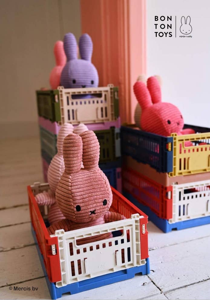 Miffy Corduroy ECO Dusty Rose 23cm