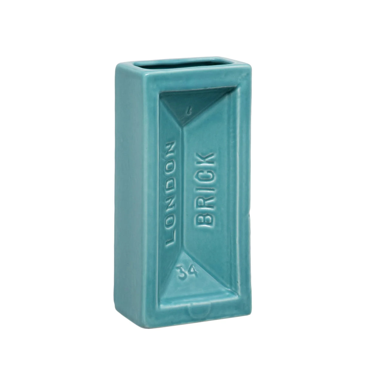 London Brick Vase (Turquoise)