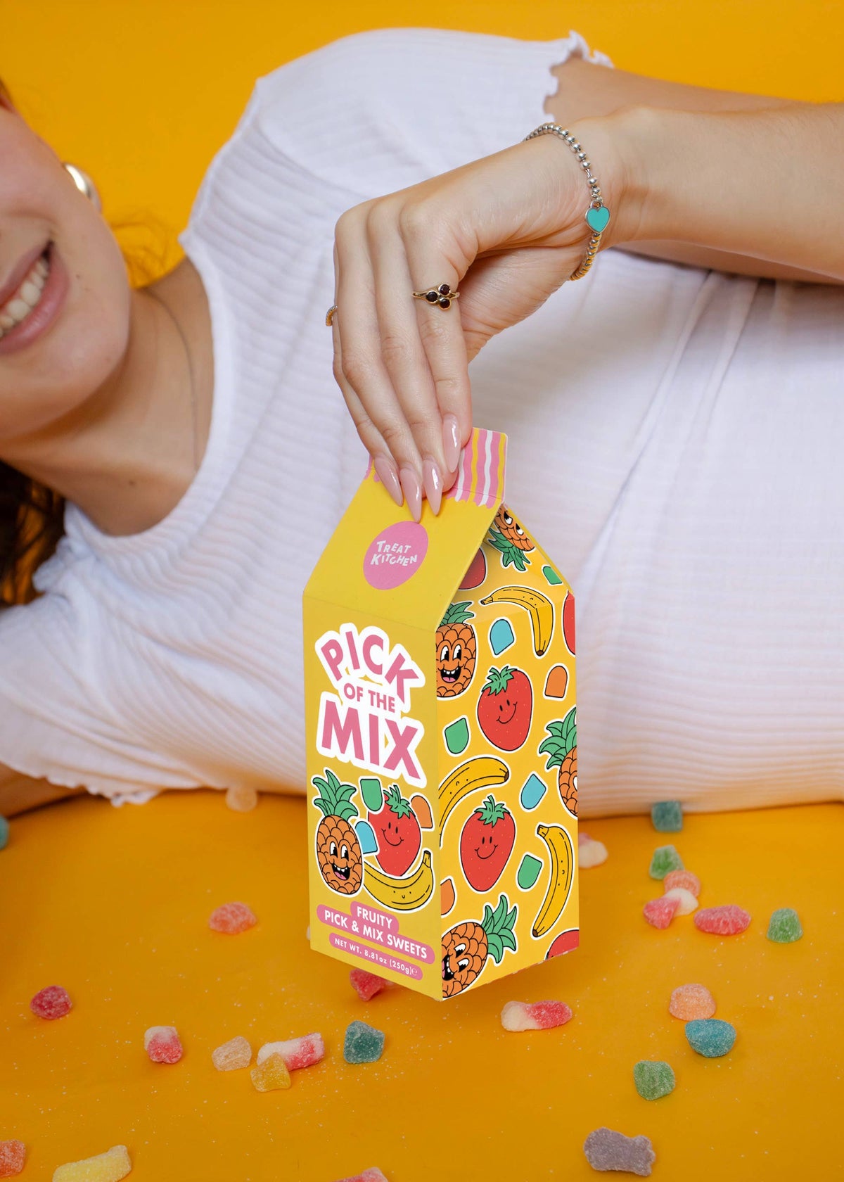 Gummy Pick & Mix Sweets Milk Carton (250g)