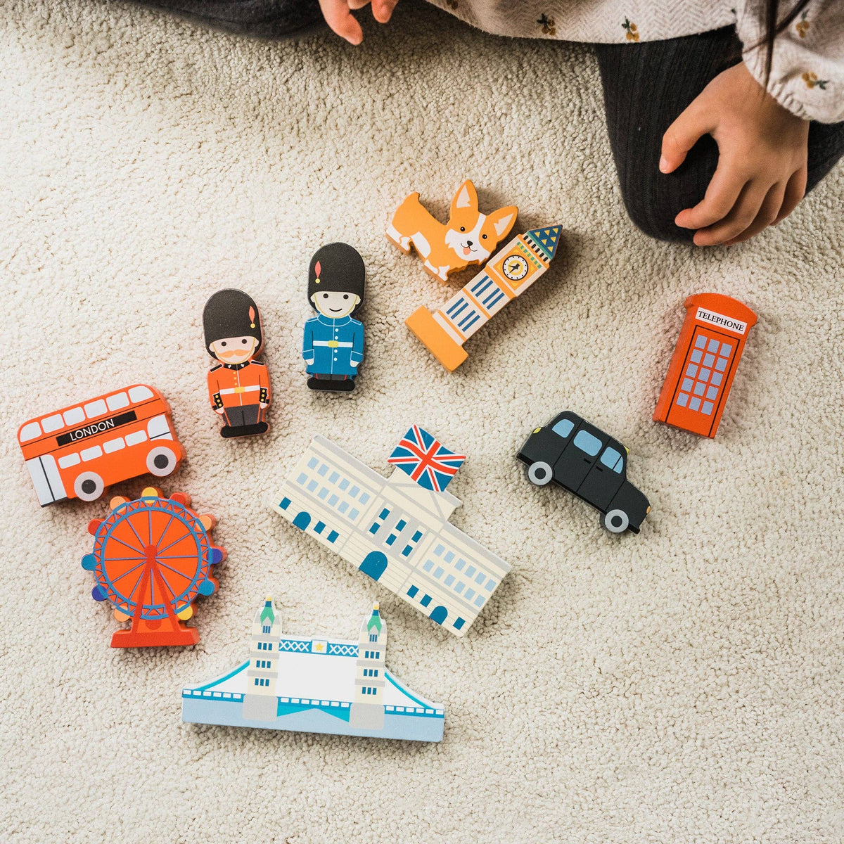 London Wooden Stacking Game