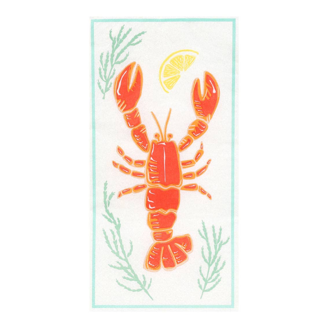 Lobster Long Lunch Paper Napkins - 16 Pack | Everyday |