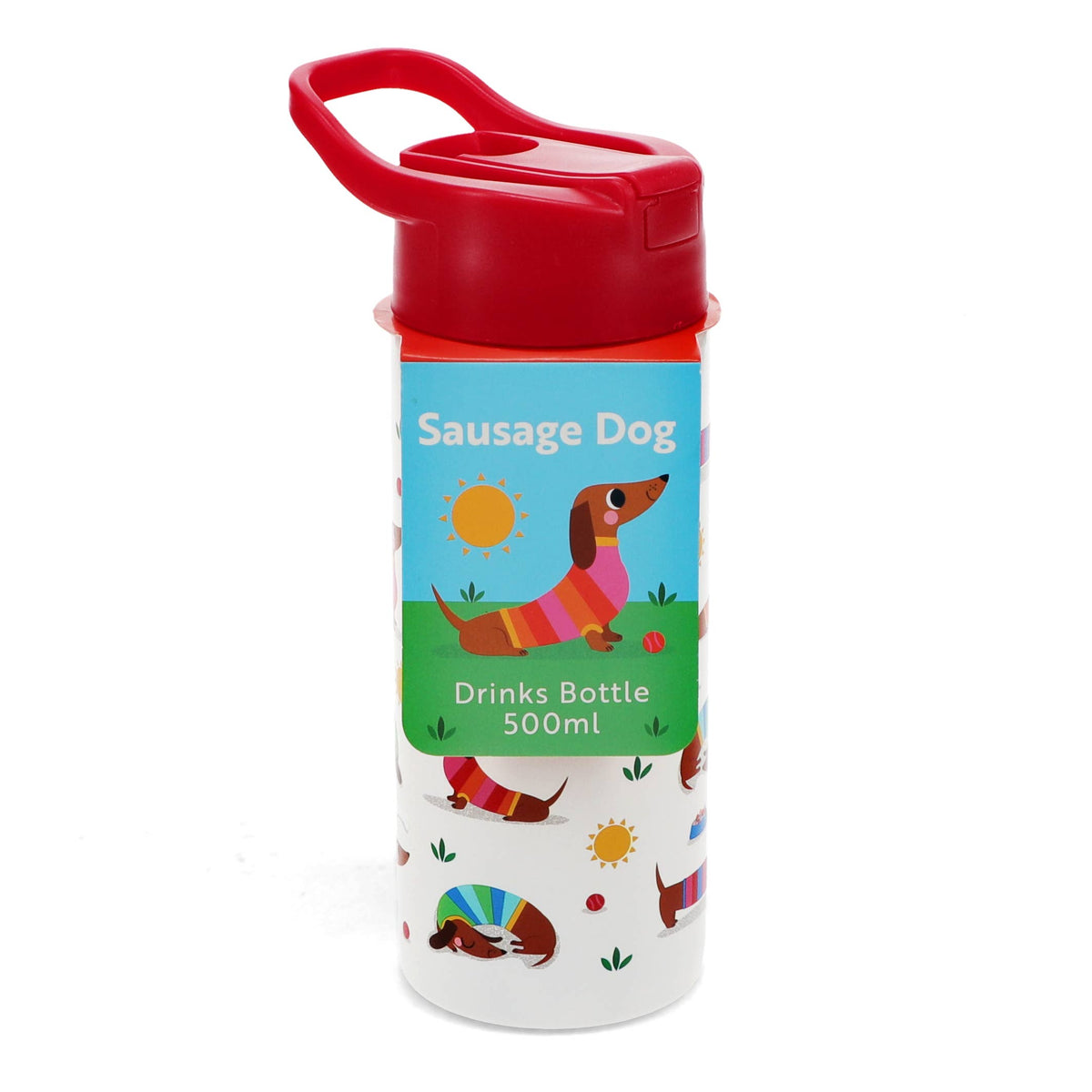 Stainless steel bottle with push button lid 500ml - Sunny Sa