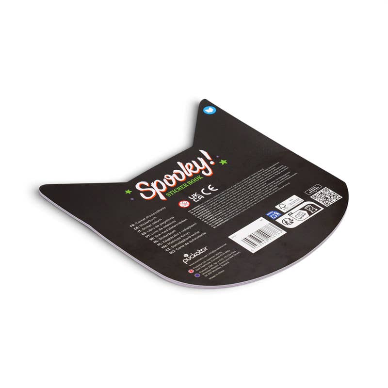 Spooky Stickers in Cat Shaped Sticker Book