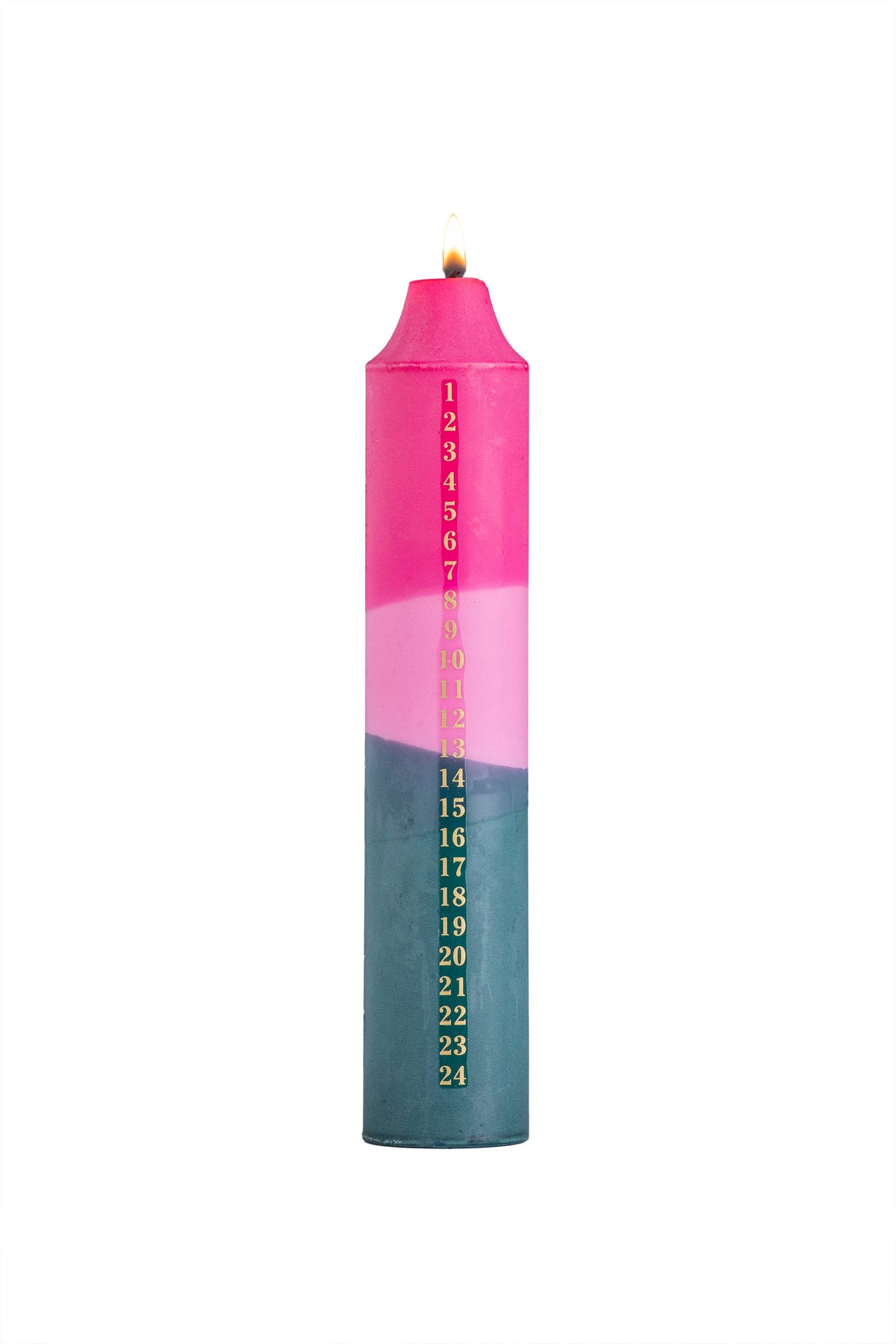 Advent Candles, Scented Christmas Candles, Advent : Green Confetti- Abernethy Forest