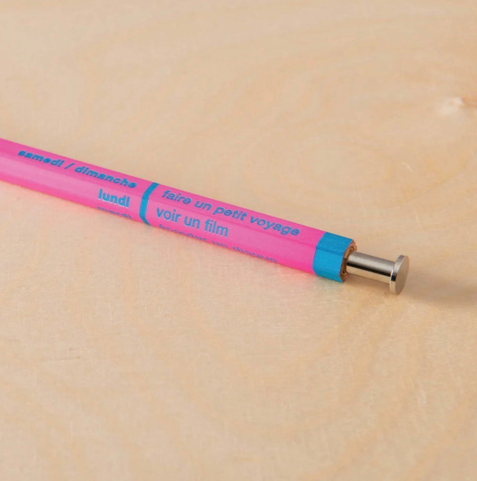 Tous Les Jours Ballpoint Pen in Vivid Pink | Refillable