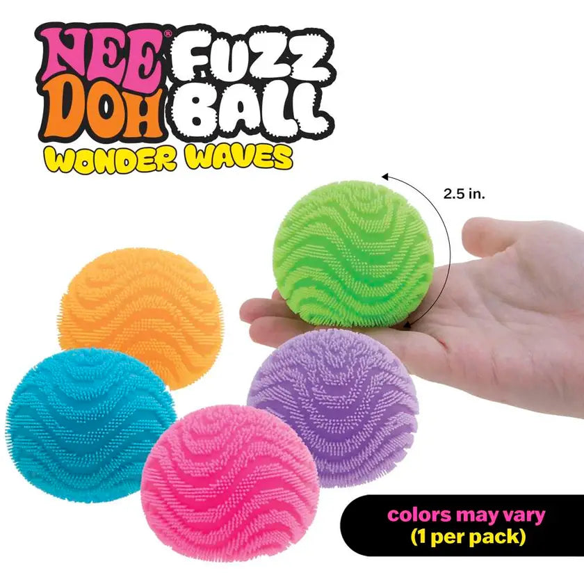 NeeDoh Fuzz Ball Wonder Waves Fidget Toy