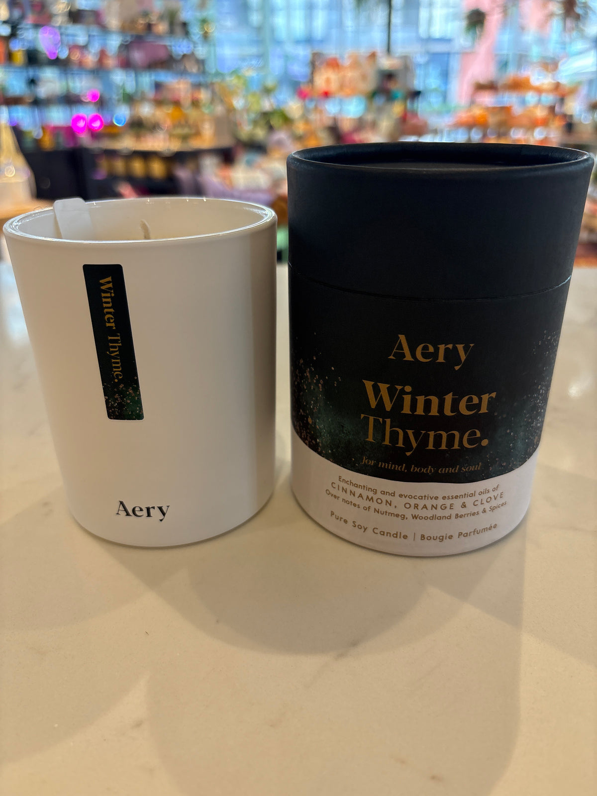 Winter Thyme Scented Candle
