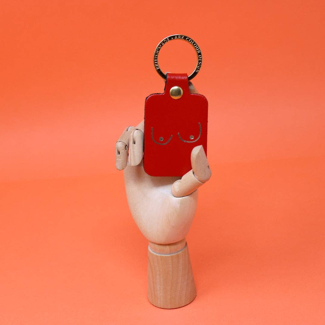 Boobs Key Fob: Black