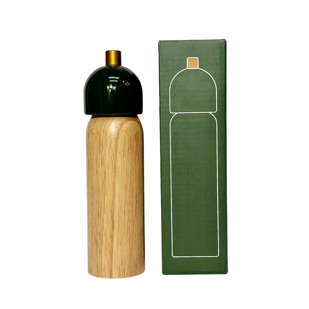 Salt &amp; Pepper Grinder - Green &amp; Gold