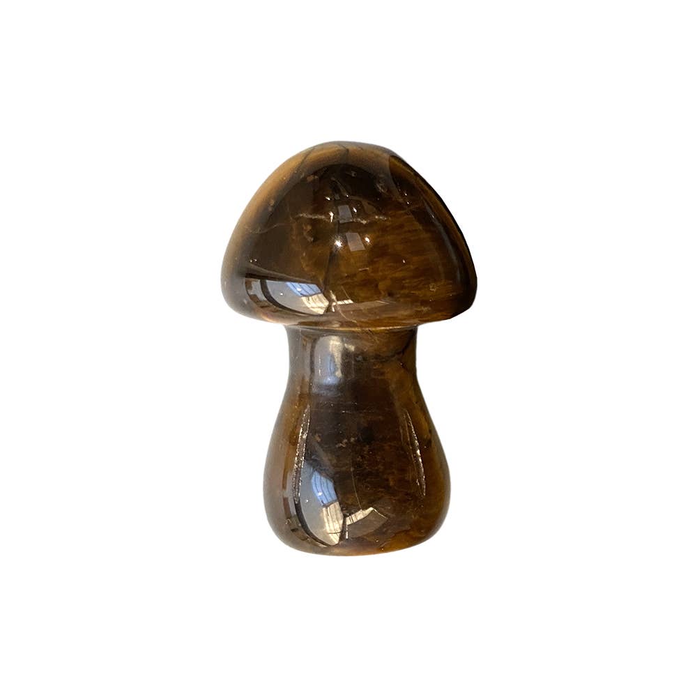 Crystal Mushroom, 3.5cm: Yellow Aventurine