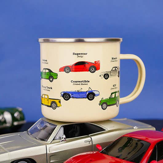 Car Ecologie Enamel Mug