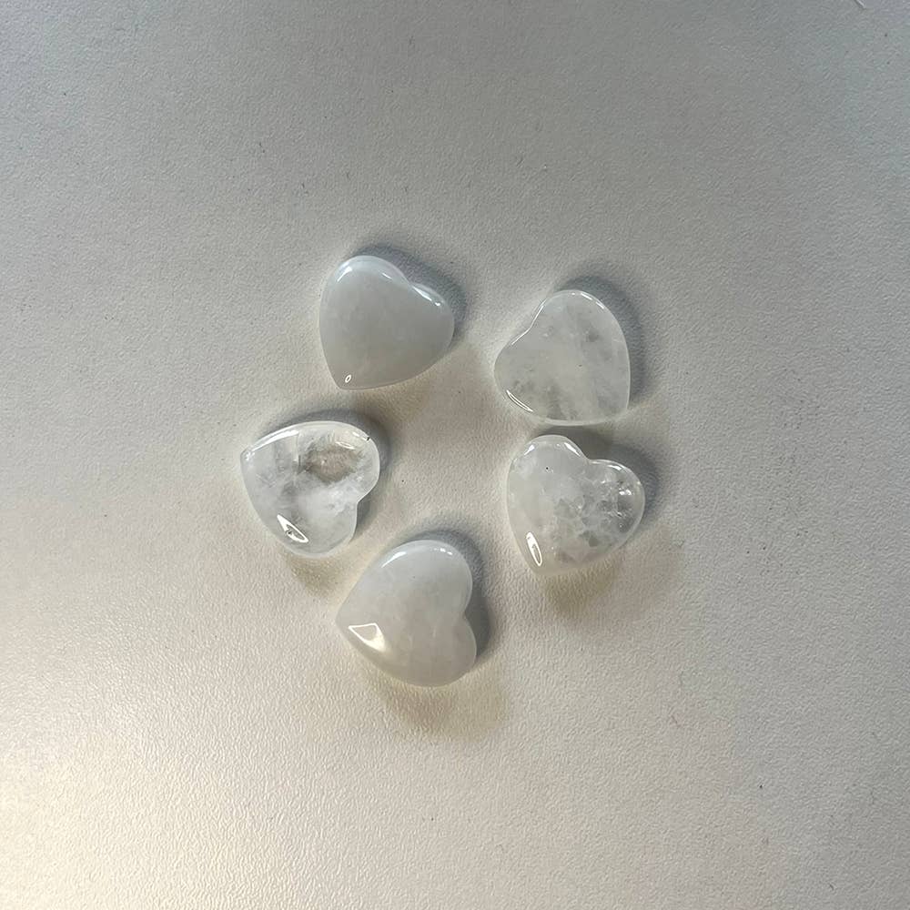Mini Crystal Heart, 2cm: Tiger's Eye