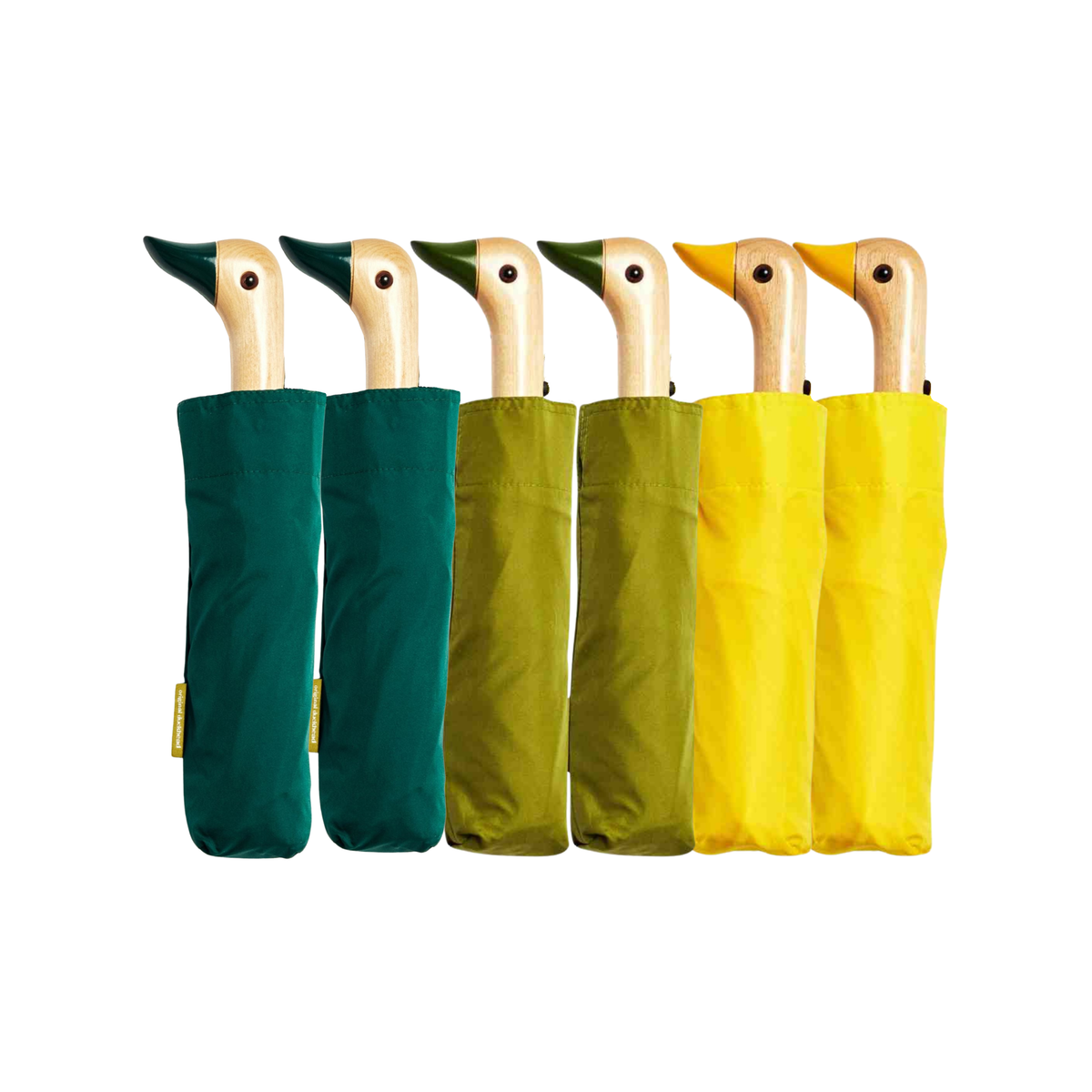 Solid Colours Forest/Olive/Yellow Duck Umbrellas